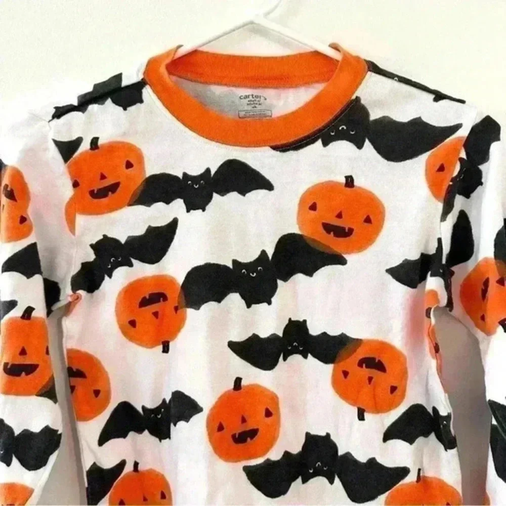 Carter's Kids Top Pumpkin Fall Halloween Size Small‎